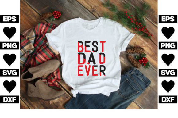 Best Dad Ever Dog SVG
