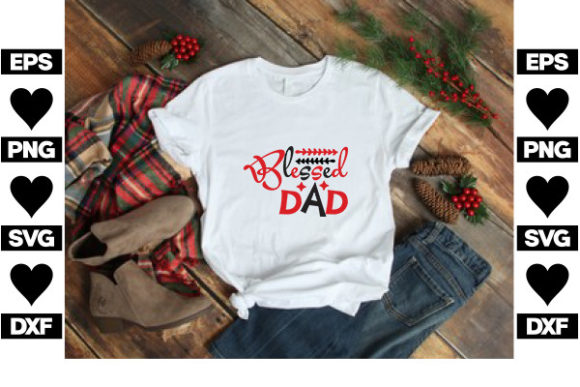 Blessed Dad Dog SVG