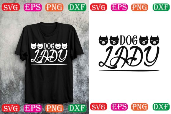 dog lady svg design