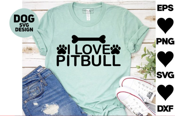 dog svg designs i love pitbull