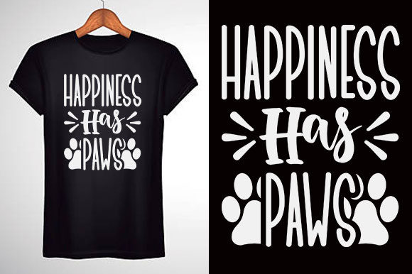 Happy Paws Embroidery Design