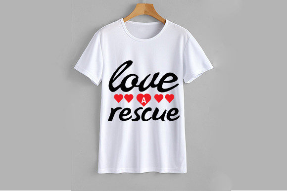 Love a Rescue Dog Svg Design